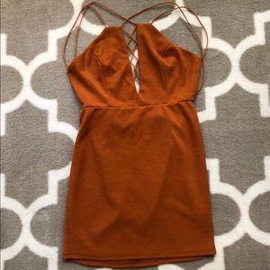 Tiger Mist strappy backless dress